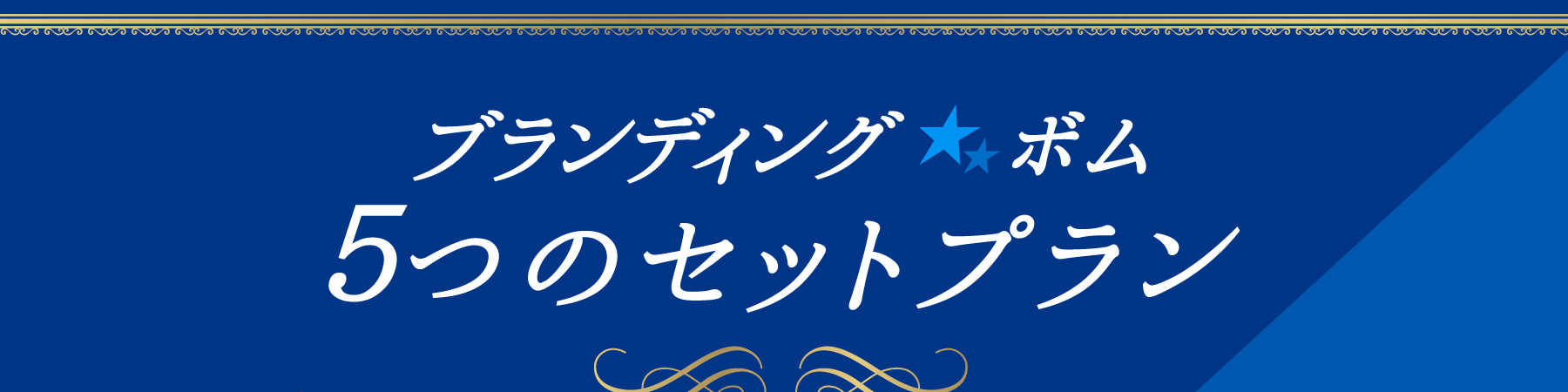 ブランディング★ボム5つのセットプラン